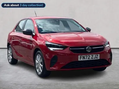 Used Vauxhall Corsa Design Edition 75 HP (55 kW) 2023 Red Hatchback