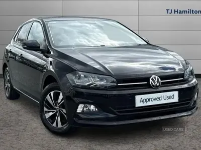 Used VW Polo Match 95 HP (69 kW) 2021 Black Hatchback