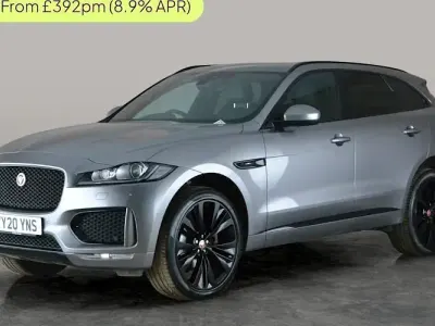 Usado Jaguar F-Pace Chequered Flag 180 HP (132 kW) 2020 Cinzento SUV