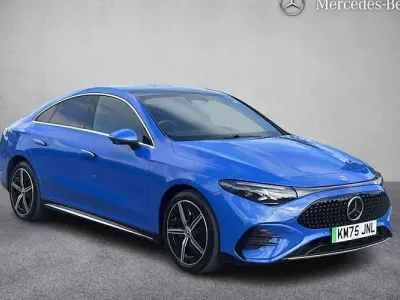 Used Mercedes CLA 250+ AMG line 200 kW (272 HP) 2025 Blue Sedan