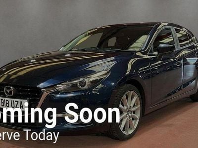 Begagnad Mazda 3 Inclusive 121 HK (88 kW) 2018 Blå Halvkombi