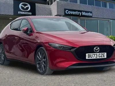 Used Mazda 3 Exclusive-Line 122 HP (89 kW) 2023 Red Hatchback