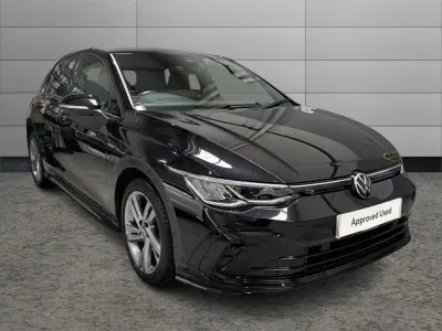 Used VW Golf VIII R-line 130 HP (95 kW) 2023 Black Hatchback