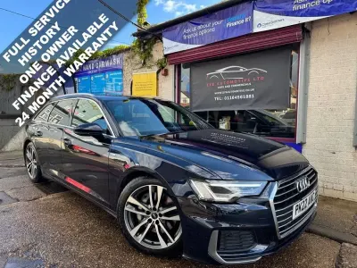 Used Audi A6 S-Line 286 HP (210 kW) 2022 Blue Estate