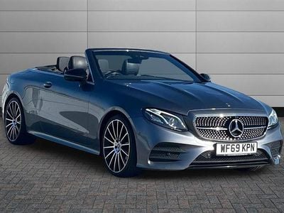Used Mercedes E220 AMG line 194 HP (142 kW) 2019 Grey Cabriolet
