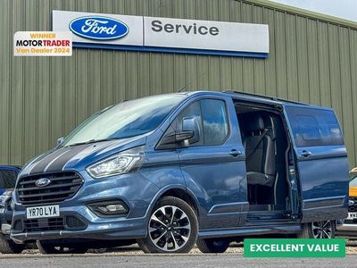Used Ford Transit Custom Sport 185 HP (136 kW) 2020 Blue Van