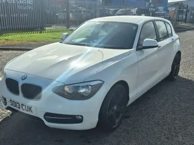 Used BMW 116 Sport Line 114 HP (83 kW) 2013 White Hatchback