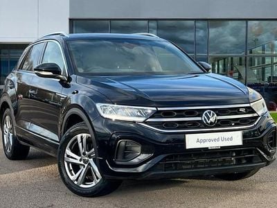 Used VW T-Roc R-line 150 HP (110 kW) 2022 Black SUV