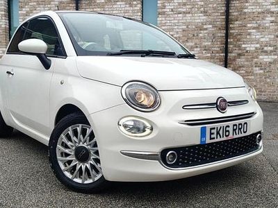 Used Fiat 500 Lounge 2016 White Hatchback