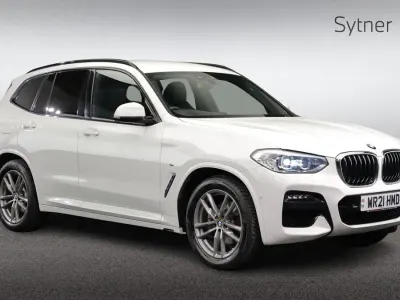Used BMW X3 M Sport 187 HP (137 kW) 2021 White SUV