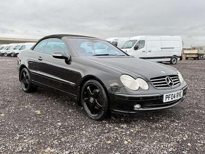 Black Used 2004 Mercedes CLK240 Avantgarde Cabriolet | £5,495