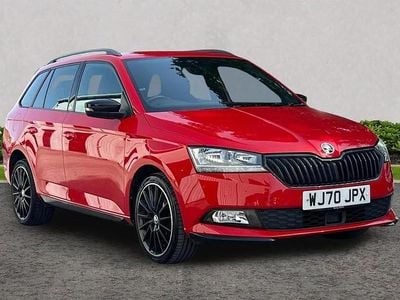 Used Skoda Fabia Monte Carlo 94 HP (69 kW) 2020 Corrida red Estate