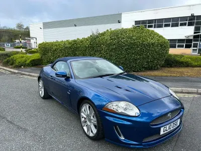 Używany Jaguar XKR 510 KM (375 kW) 2010 Niebieski Kabriolet