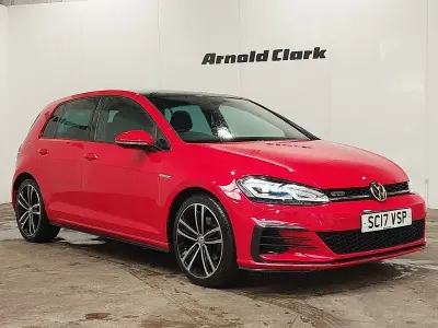 Used VW Golf VII GTD 184 HP (135 kW) 2017 Red Hatchback