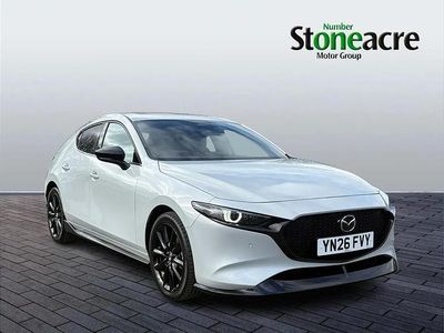 New Mazda 3 Exclusive-Line 183 HP (134 kW) 2026 White Hatchback