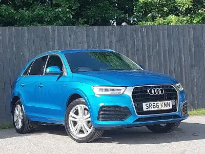Used Audi Q3 S-Line 150 HP (110 kW) 2016 Blue SUV