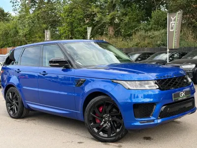 Used Land Rover Range Rover Sport Autobiography Dynamic 404 HP (297 kW) 2018 Blue SUV