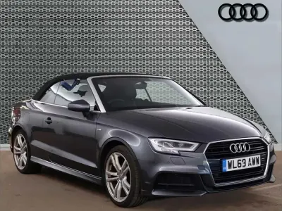Used Audi A3 Cabriolet S-Line 147 HP (108 kW) 2020 Grey Cabriolet
