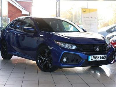 Blue Used 2018 Honda Civic SR Hatchback | £11,300 (Fair price)
