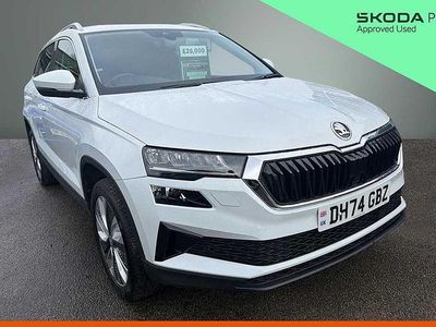 Used Skoda Karoq SE L 147 HP (108 kW) 2025 Moon white metallic SUV