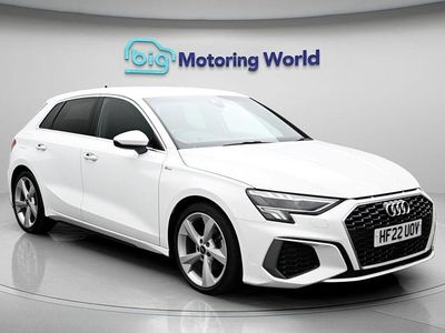 Begagnad Audi A3 S-Line 148 HK (108 kW) 2022 Vit Sedan