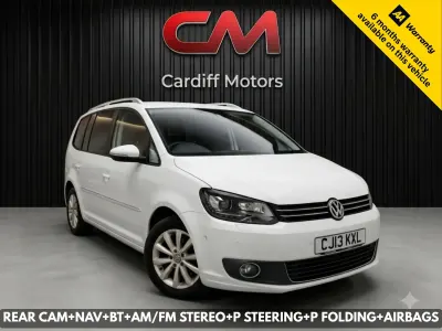 Used VW Touran SE 140 HP (102 kW) 2013 White MPV