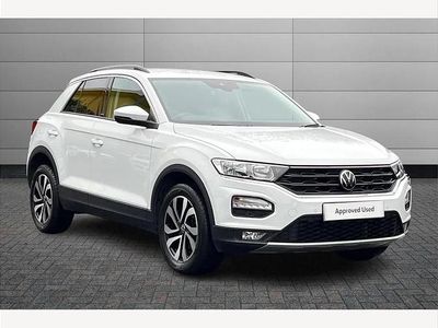 White Used 2022 VW T-Roc Active SUV | £18,095 (Fair price)