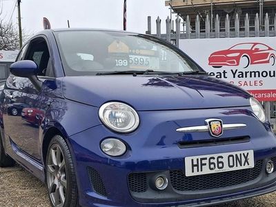 Used Abarth 595 140 HP (102 kW) 2016 Blue Hatchback