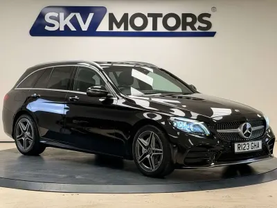 Used Mercedes C200 AMG Line Premium Plus 184 HP (135 kW) 2019 Black Estate