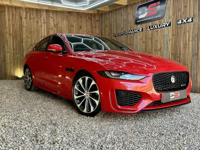 Used Jaguar XE R-Dynamic 300 HP (220 kW) 2019 Red Sedan