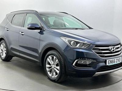 Used Hyundai Santa Fe Premium 2016 Blue SUV