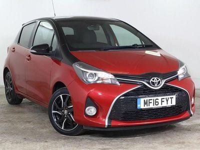 Red Used 2016 Toyota Yaris Design Hatchback | £5,475 (Fair price)