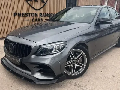 Used Mercedes C220 AMG Line Premium 194 HP (142 kW) 2018 Grey Sedan
