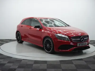 Używany Mercedes A200 AMG line 156 KM (114 kW) 2018 Czerwony Hatchback