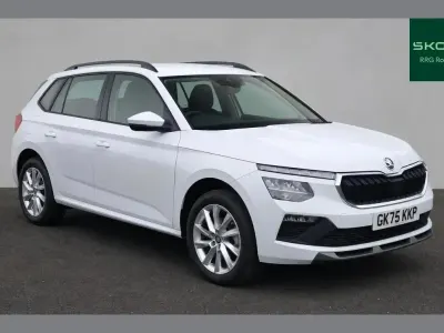 Used Skoda Kamiq SE 113 HP (83 kW) 2025 Moon white metallic SUV