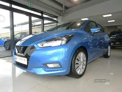 Used Nissan Micra Acenta 92 HP (67 kW) 2021 Blue Hatchback