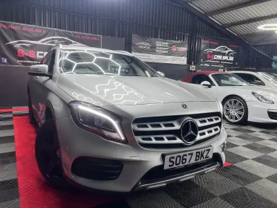 Used Mercedes GLA200 AMG Line Premium 156 HP (114 kW) 2017 Silver SUV