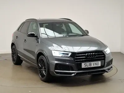Used Audi Q3 Black Edition 150 HP (110 kW) 2018 Grey SUV