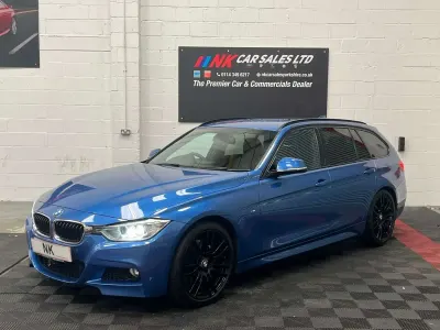 Begagnad BMW 320 M Sport 2015 Blå Kombi