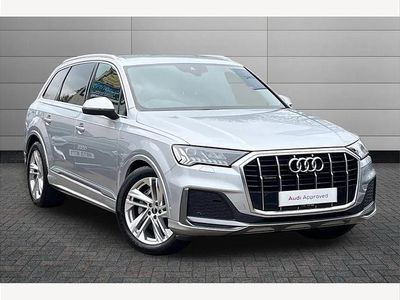 Used Audi Q7 S-Line 228 HP (167 kW) 2021 Silver SUV