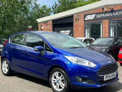 Used Ford Fiesta Zetec 75 HP (55 kW) 2014 Blue Hatchback