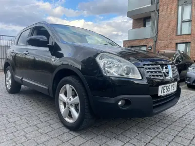 Used Nissan Qashqai N-TEC 141 HP (103 kW) 2009 Black SUV