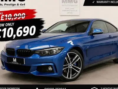 Used BMW 420 Coupé M Sport 190 HP (139 kW) 2018 Blue Coupe