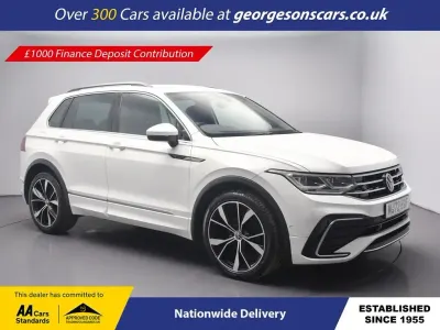 Used VW Tiguan R-line 150 HP (110 kW) 2022 White SUV