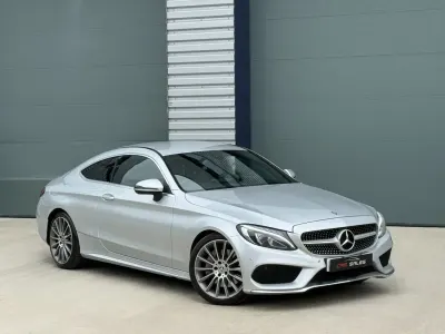 Second-hand Mercedes C300 AMG line 2018 Argintiu Coupe