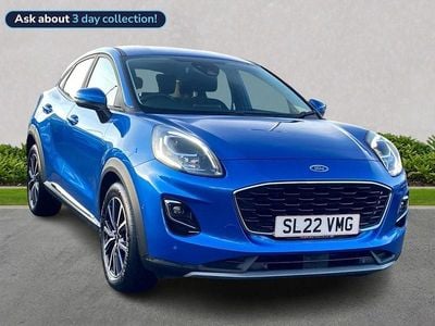 Blue Used 2022 Ford Puma Titanium Hatchback | £15,699 (Super price)