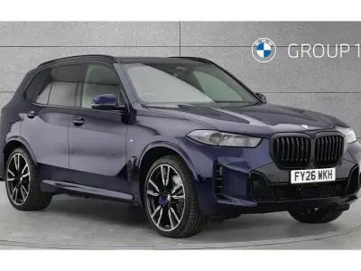 Used BMW X5 M Sport 489 HP (359 kW) 2026 Tanzanite blue SUV