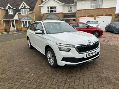 Used Skoda Kamiq 95 HP (69 kW) 2022 White SUV
