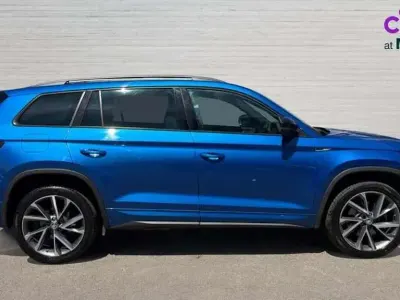 Used Skoda Kodiaq SportLine 190 HP (139 kW) 2024 Race blue metallic SUV