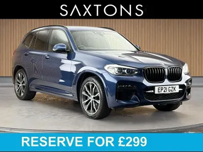 Used BMW X3 M Sport 190 HP (139 kW) 2021 Phytonic blue SUV